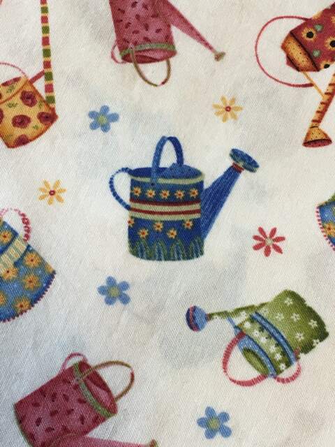 Gardening Pillow - Case Watering Cans Flowers Standard Flower - image 1