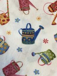 Gardening Pillow - Case Watering Cans Flowers Standard Flower