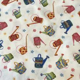 Gardening Pillow - Case Watering Cans Flowers Standard Flower - thumbnail 2