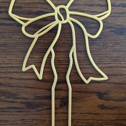 Bow Trellis - Houseplant Christmas Deco Plant Decoration Stake - thumbnail 2