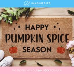 Happy Pumpkin Spice Season Doormat - Porch Decor Fall Welcome Mat Rug Door Decorations - thumbnail 1