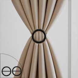 Set Of 2 Curtain Tie Backs, Holdbacks, Wall Mount Tieback, Drapery Holdback, Pull Back, Holder