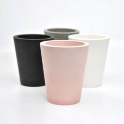 Modern Concrete Pencil Holder Desk Organizer, Bathroom Accessory - thumbnail 2