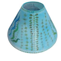 Bloomsbury Lampshade, Bohemian Interiors, Duncan Grant, Hand Painted Fish Sea Lampshade, Vanessa Bell Lampshade - thumbnail 2
