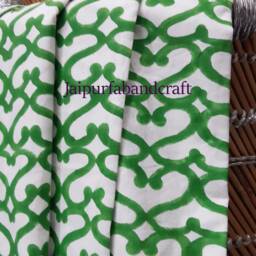 Hand Block Printed Cotton Bedsheet Indian Vegetable Dye Bedding - 90x108 - thumbnail 3