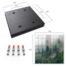 Misty Forest Wall Mounted Key Cabinet, Green Box For Home, Photographic Nature, Nature Lovers - thumbnail 4