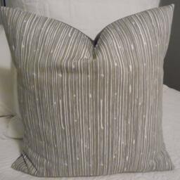 Storm Grey. 18 X Yellow.white.grey. Lulu Stripe.scribble.grey.white. Cotton. Throw Pillow.toss Pillow.slipcovers.pillows - thumbnail 2