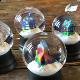 Snow Globe By Julie Malone - Limited Edition Of 25 - thumbnail 3