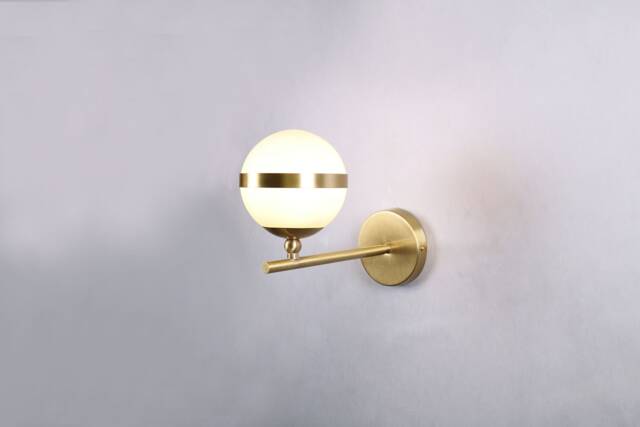 Wall Lighting - Brass Gold Lamp Vanity Light Fixture, Sconce - image 1