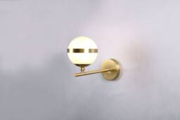 Wall Lighting - Brass Gold Lamp Vanity Light Fixture, Sconce - thumbnail 1