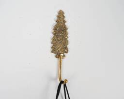 Pine Tree Bronze Hook, 7.8 Inch Figurine, Key Hanger, Wall Coat Home D??cor, Room Decor, Bathroom Gift For Mother