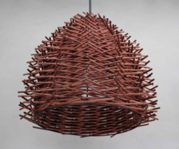 Hand Woven From Rattan Pendant Lights One E27 Lampholder 110-240V/50-60Hz - thumbnail 1