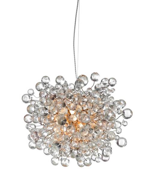Modern Hanging Chandeliers With Clear Bubbles For Dining Room - image 1