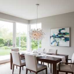 Modern Hanging Chandeliers With Clear Bubbles For Dining Room - thumbnail 4