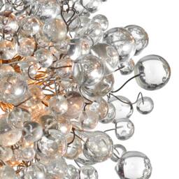Modern Hanging Chandeliers With Clear Bubbles For Dining Room - thumbnail 2