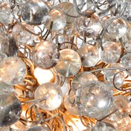 Modern Hanging Chandeliers With Clear Bubbles For Dining Room - thumbnail 3
