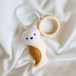 Woodland Baby Gym Hanging Toys Set , Boho Nursery Accessory - thumbnail 3