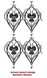 Rachel's Garden Allover Wall Stencil - Reusable Stencils For Diy Home Decor. Better Than Wallpaper - thumbnail 3