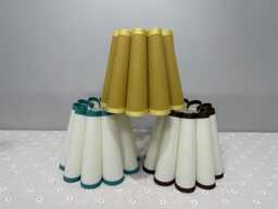 Scalloped Sconce Lamp Shade Retro Elegant Wall Lighting, 6.5x6 In - thumbnail 1