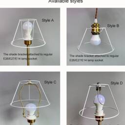 Scalloped Sconce Lamp Shade Retro Elegant Wall Lighting, 6.5x6 In - thumbnail 4