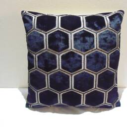 Designers Guild Fabric Manipur Noir Black Cushion Cover/Pillow - thumbnail 3