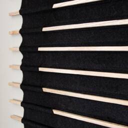 Luna Noir - Fabric Wall Hanging Fabric + Wood Wool Red Oak - thumbnail 3