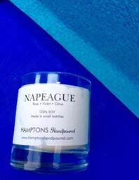 Online Only Napeague 8 Oz. Tumbler Rose Violet Citrus Hamptons Handpoured Signature Village Series 100% Soy Candle Hand Poured - thumbnail 1