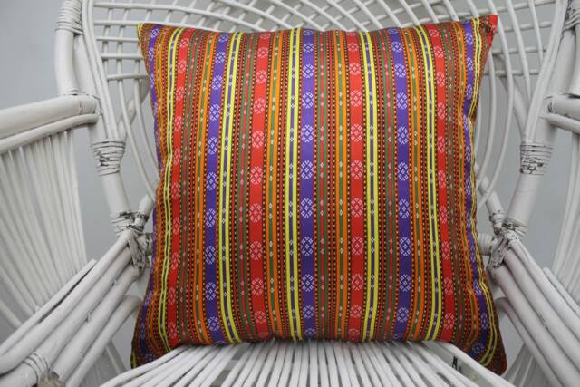 Throw Pillow Cover, Kilim Cases, Home Decor Pillow, 20x20 Gift For The Case, Both Sided Striped Cushion Ca - image 1