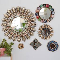 "Peruvian Mirrors ""Rainbow Ivory Collection"
