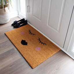 "Fun Abstract Girl Coir Door Mat ""Betty" - thumbnail 3