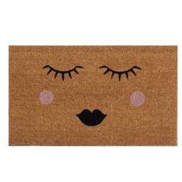 "Fun Abstract Girl Coir Door Mat ""Betty" - thumbnail 1