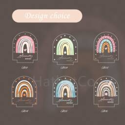 Baby Night Light Hot Air Balloon Nursery Decor - thumbnail 2