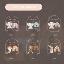 Baby Night Light Hot Air Balloon Nursery Decor - thumbnail 3