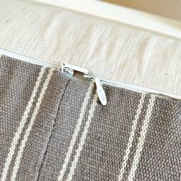 Grey Dot Block Print Mudcloth Hmong Pillow Case - thumbnail 2