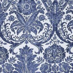Blue Damask Linen Cushion Cover Hamptons Style Decorative Pillow - thumbnail 2