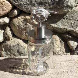 Octopus Solid Metal Soap Lotion Pump Dispenser - Kit For Mason Jars - thumbnail 3