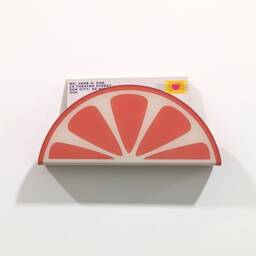 Grapefruit Slice Acrylic Wall Mail Holder - thumbnail 1