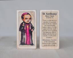 st Anthony Mary Claret Patron Saint Block With Gift Bag // Of Catholic Press Toys By Almondrod