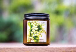 Scented Soy Candle Lily Of The Valley, Birthday Gift, Natural Candle, Wedding Gift, Bride, Bridesmaid Flower - thumbnail 1