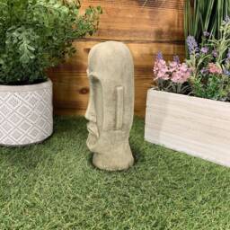 stone Garden Easter Island Head/ Moai/ Tiki Concrete Ornament - thumbnail 3