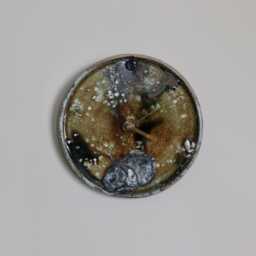 Ceramic Wall Clock - B By Ohara Koichi/Japanese Studio Pottery/Made in Tokoname Japan - thumbnail 4