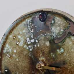 Ceramic Wall Clock - B By Ohara Koichi/Japanese Studio Pottery/Made in Tokoname Japan - thumbnail 3