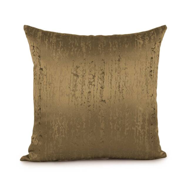 Olive Green Pillow, Throw Pillow Cover, Decorative Cushion Accent Satin Blend, Geometric Pattern, Modern Pillow - image 1