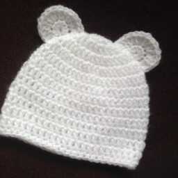 Handmade Crochet White Baby Blanket Set Granny Square Blanket New Baby Gift/Christening Present Hand Knitted Shawl - thumbnail 2
