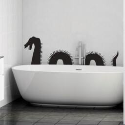 Loch Ness Monster Silhouette - Vinyl Wall Art Decal Custom Stickers - thumbnail 1