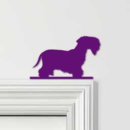 Door Topper Cesky Terrier Dog Various Colours Top Of Decorative Sign - Novelty Wall Decor, Frame Art, Art - thumbnail 4