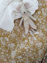 Fitted Crib Sheet Liberty London Fabric - Floral Baby Bedding Nursery - thumbnail 1