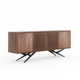 Handmade Walnut Sideboard, Mid Century Modern Buffet, Tv Stand - thumbnail 2