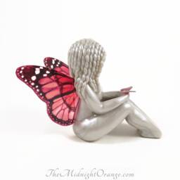 Butterfly Winged Lady Sculpture - Symbol Of Comfort, Made To Order - thumbnail 2