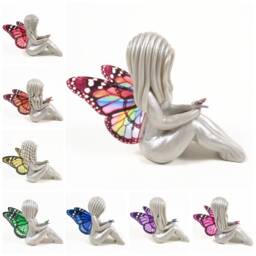 Butterfly Winged Lady Sculpture - Symbol Of Comfort, Made To Order - thumbnail 1